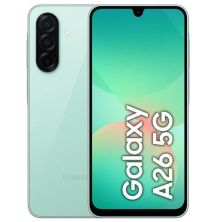 Smartphone SAMSUNG Galaxy A26 - 5G · Exynos 1380 · 6.7" AMOLED FHD+ · 6GB · 128GB · Android 15 · Verde Menta