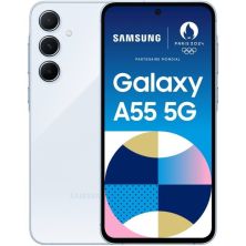 Smartphone SAMSUNG Galaxy A55 SM-A556BLBAEUE - 5G · Octa-Core · 6.6" FHD+ · 8GB · 128GB · Android · Azul Cielo