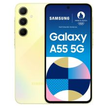 Smartphone SAMSUNG Galaxy A55 SM-A556BZYCEUB - 5G · Octa-Core · 6.6" FHD+ · 8GB · 256GB · Android · Amarillo