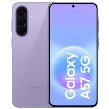 Smartphone SAMSUNG Galaxy A57 - 5G · Exynos 1680 · 6.7" AMOLED FHD+ · 8GB · 128GB · Android con One UI · Lila