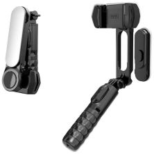 Palo Selfie GIMBAL Stick Q09 - Estabilizador de Smartphone Rotacion 360º · Mando Inalambrico · Negro