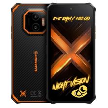 Smartphone Rugged HAMMER Energy X2 - 5G · NFC · MediaTek Dimensity 6300 · 6.1" IPS · 8+6GB · 256GB · Android 15 · Naranja