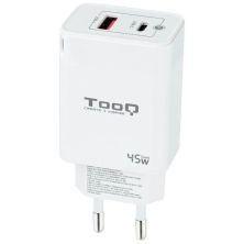 Cargador de Pared TOOQ TQWC-GANQCPD45WT - 45W · 1.2A · USB · USB Tipo C