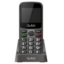 Teléfono Móvil QUBO X230 - 4G · Para Personas Mayores · Negro