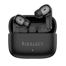 Auriculares Inalámbricos KIESLECT Earbuds Ajustable - BT · Microfono · Estuche de Carga · Negro