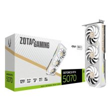 Tarjeta Gráfica ZOTAC Gaming GeForce RTX 5070 Twin Edge OC White Edition 12GB GDDR7 - ZT-B50700FQ-10P
