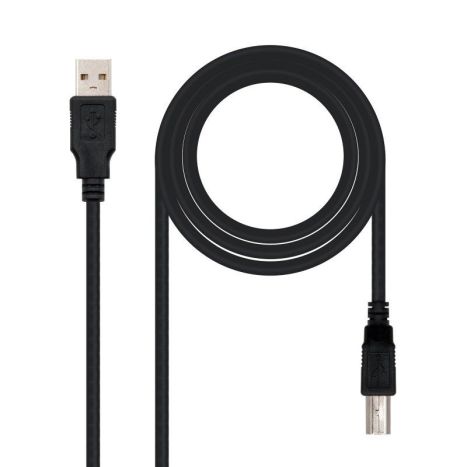 Cable para Impresora USB 2.0 Tipo A/M a USB Tipo B/M - 1.8 m