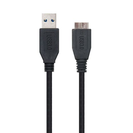 Cable USB 3.0 Tipo A a Micro USB Tipo B - 2 m · Negro