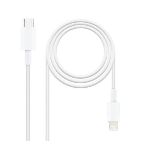 Cable Lightning/M a USB Tipo A/M - 1 m · Blanco