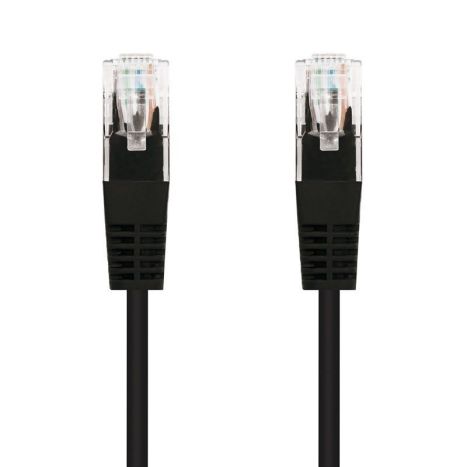 Cable de Red Latiguillo RJ45 Cat 5E UTP - 3 m · Negro