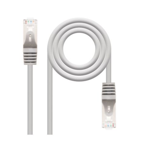 Cable de Red Latiguillo RJ45 Cat 6 FTP - 7 m · Gris