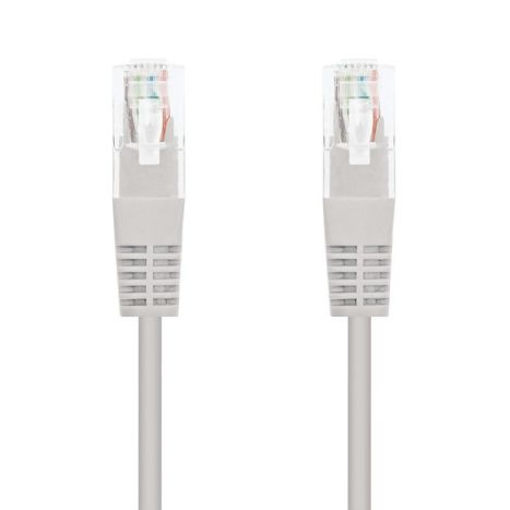 Cable de Red Latiguillo RJ45 LSZH Cat 6 UTP - 10 m · Gris