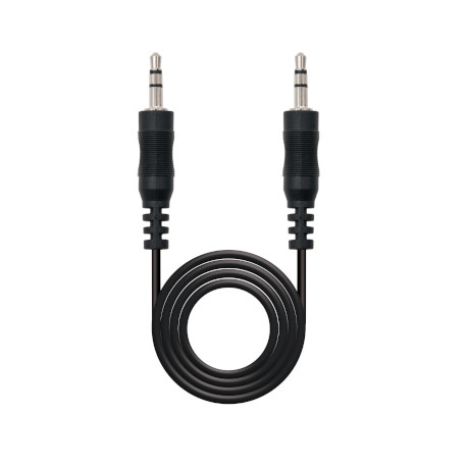 Cable de Audio Estéreo Jack 3.5mm-M a Jack 3.5mm-M - 10 m · Negro