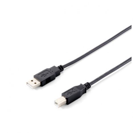 Cable USB Tipo A/M a USB Tipo B/M - 1.8 m · Negro