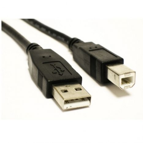 Cable USB 2.0 Tipo A/M a Tipo B/M - 1 m · Negro