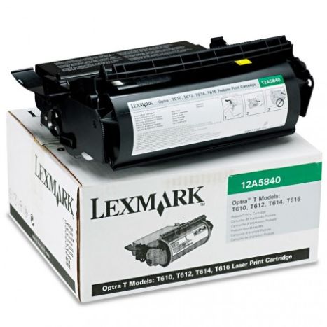 Toner Original LEXMARK 12A5840 Negro - 12A5840