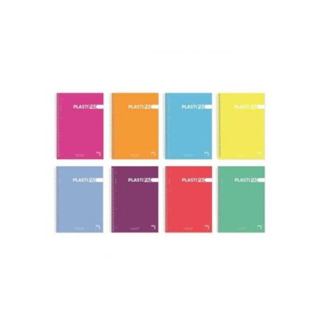 Cuadernos PACSA 16685 - 4 Unidades · A5 · 100 Hojas · Espiral · 90gr · Surtido de Colores
