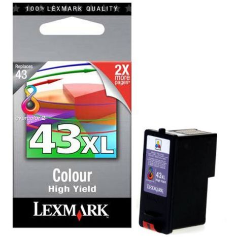 Cartucho Original LEXMARK 18YX143E Tricolor - 18YX143E