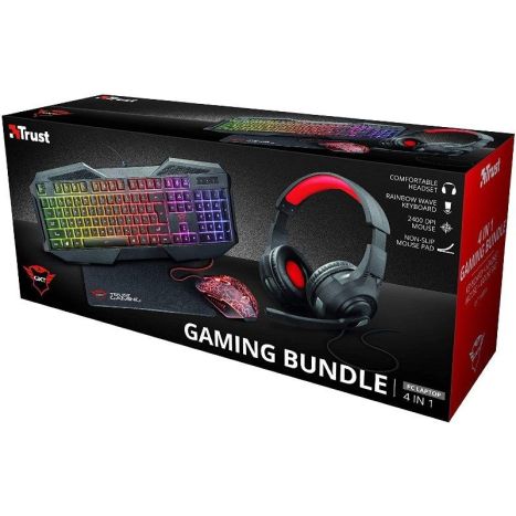 RGB Gaming KIT Teclado + Ratón + Auriculares + Alfombrilla