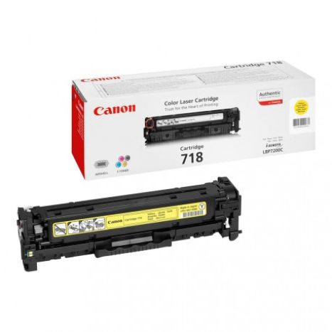 Toner Original CANON 718 Amarillo - 2659B002AA