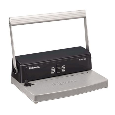 Encuadernadora FELLOWES 3005001 - Metal 50 · Espiral 50 mm · Hasta 12 h