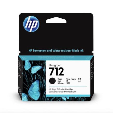 Cartucho Original HP 712 Negro - 3ED70A