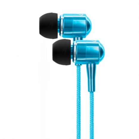 Auriculares para PC 2 conectores jack 3,5mm Azul