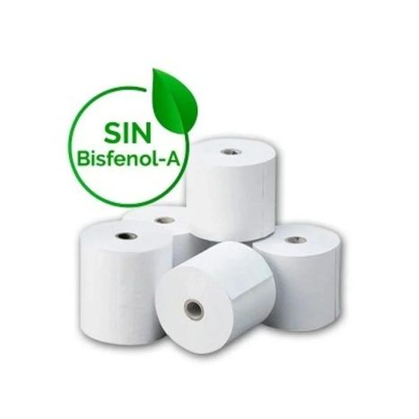 Pack 10 Rollos Papel Térmico GENERICO 57mm x 35mm - 57X35 10U BPA