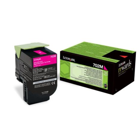 Toner Original LEXMARK 702M Magenta - 70C20M0