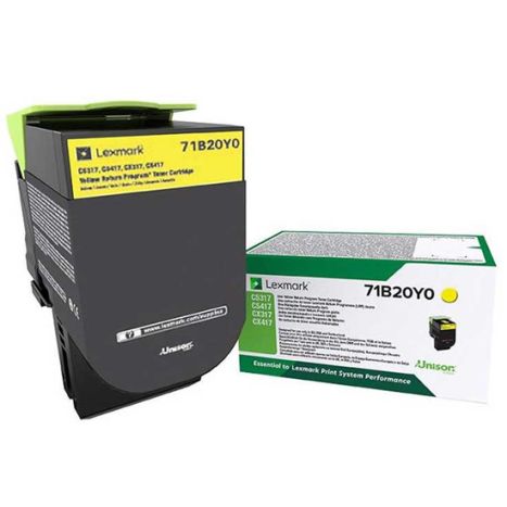 Toner Original LEXMARK Amarillo - 71B20Y0