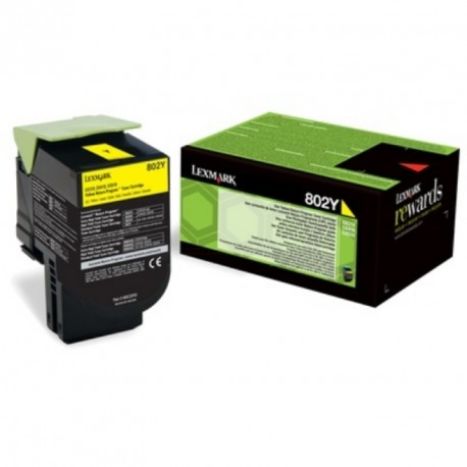 Toner Original LEXMARK 80C20Y0 Amarillo - 80C20Y0