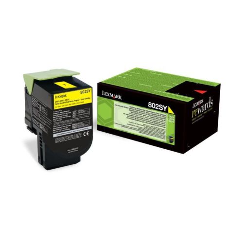 Toner Original LEXMARK 80C2S Amarillo - 80C2SY0