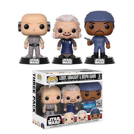 Pack 3 FUNKO POP Lobot, Ugnaught y Bespin Guard - Star Wars - 889698149570