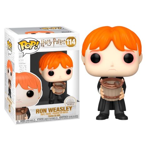 FUNKO POP Ron Weasley con Cubo 114 - Harry Potter - 889698480666