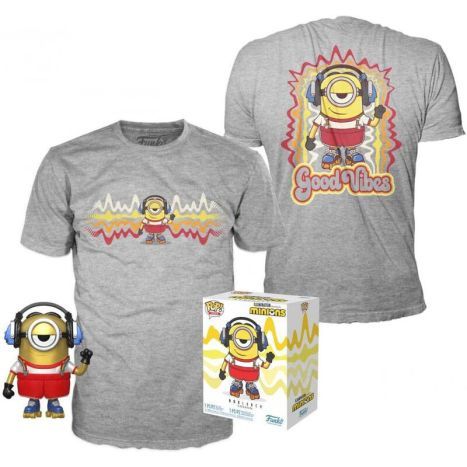 FUNKO POP más Camiseta Talla M Minions - 889698484305