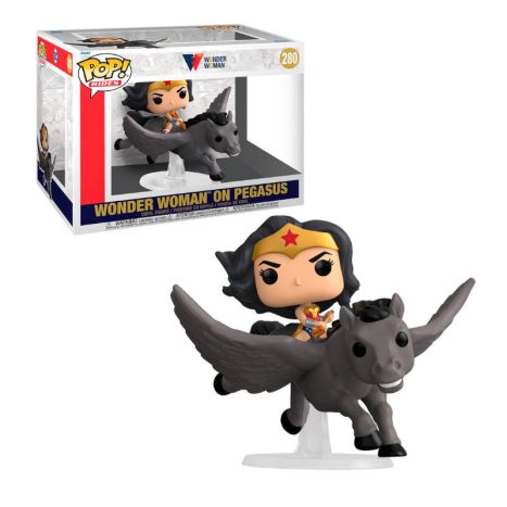 FUNKO POP Wonder Woman con Pegasus 280 - WW80th - 889698549899