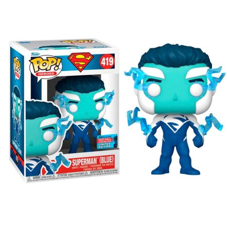 FUNKO POP Superman Azul 419 - Super-Man Edición Limitada
