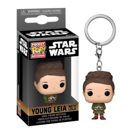 Llavero POCKET POP Princesa Leia de Joven Star Wars - 889698675826