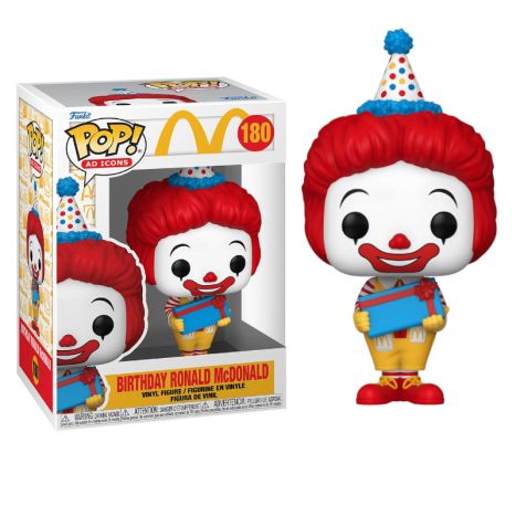 FUNKO POP Cumpleaños Ronald McDonald 180 - McDonalds - 889698734158