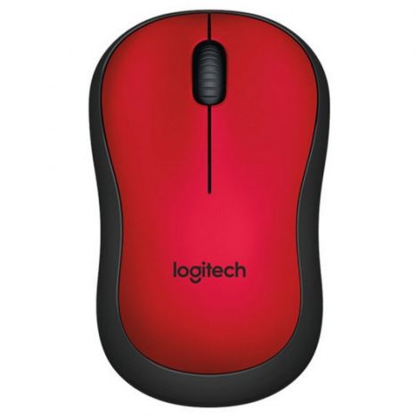 Ratón Inalámbrico LOGITECH M220 Silent 910-004880 - USB · 1000DPI · Negro/Rojo