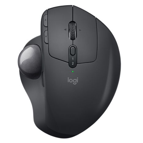 Ratón Inalámbrico LOGITECH MX Ergo 910-005179 - BT · USB · 440DPI · Negro Grafito