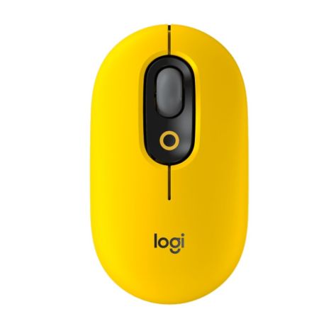 Ratón Inalámbrico LOGITECH Pop 910-006546 - BT · USB · 4000DPI · Amarillo/Negro