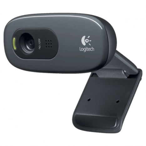 Webcam LOGITECH HD C270 960-001063 - 720p HD · Micrófono integrado · USB · Windows · MacOs