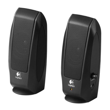 Altavoces LOGITECH S120 Speaker System 980-000010 - 2.0 · Jack 3.5mm · 2.3W  · PC/macOS · Negro