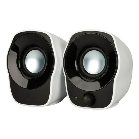 Altavoces LOGITECH Stereo Speakers Z120 980-000513 - 2.0 · USB/Jack 3.5mm · 1.2W · PC/macOS · Negro y Blanco