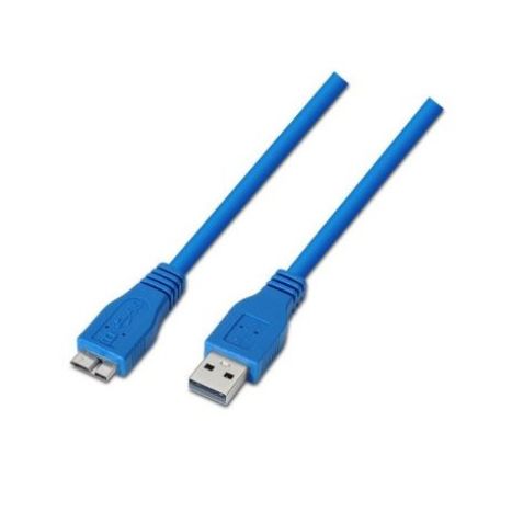 Cable USB 3.0-M a Micro USB 3.0-M - 1 m · Azul