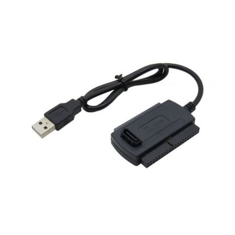 Adaptador USB 2.0 a IDE SATA · Negro