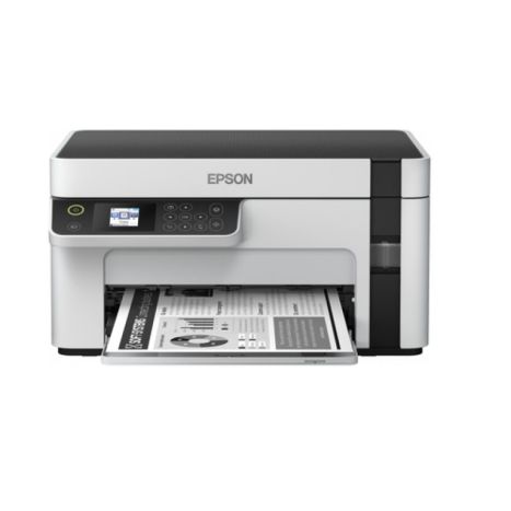 Impresora Multifunción Tinta EPSON EcoTank ET-M2120 Monocromo - Dúplex · 32PPM · 1440x720 · 2400ppp · USB 2.0/LAN - Cartucho 111