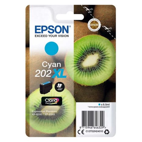 Cartucho Original EPSON 202XL Cian - C13T02H2401