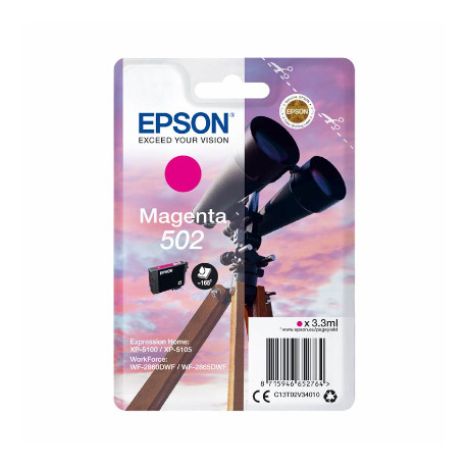 Cartucho Original EPSON C13T02V340 T02V340 502 Magenta - C13T02V34010